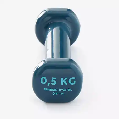Fitness 0.5 kg Dumbbells Twin-Pack - Turquoise