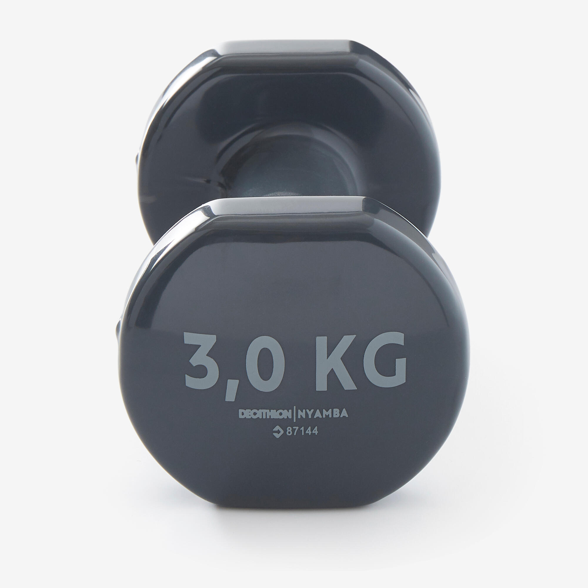 Par de Mancuernas Fitness Gris 2 x 3 kg Decathlon