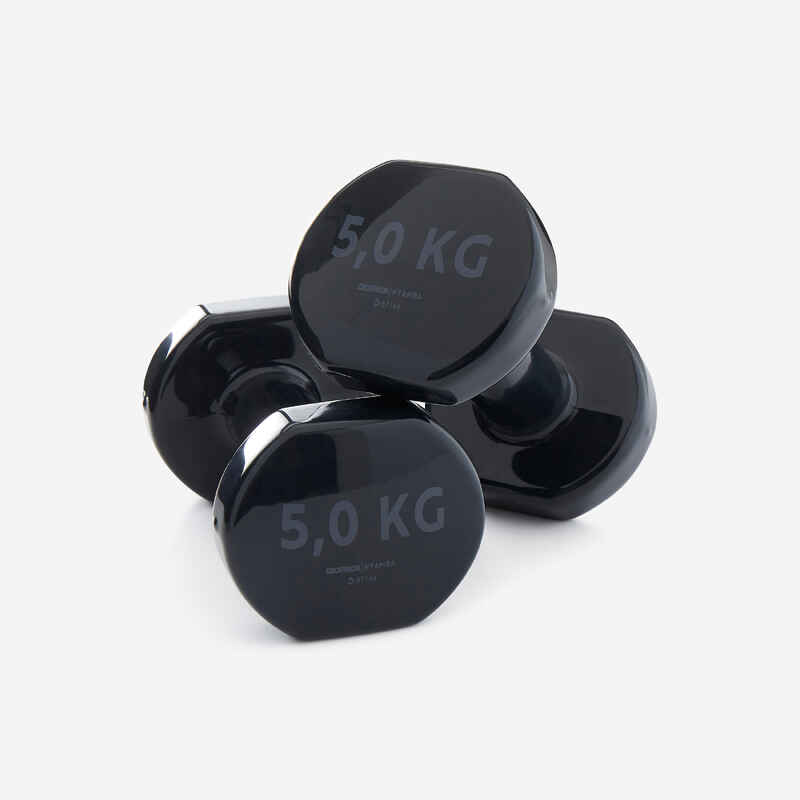 Hanteln Fitness 5 kg schwarz Hanteln Fitness 5 kg schwarz