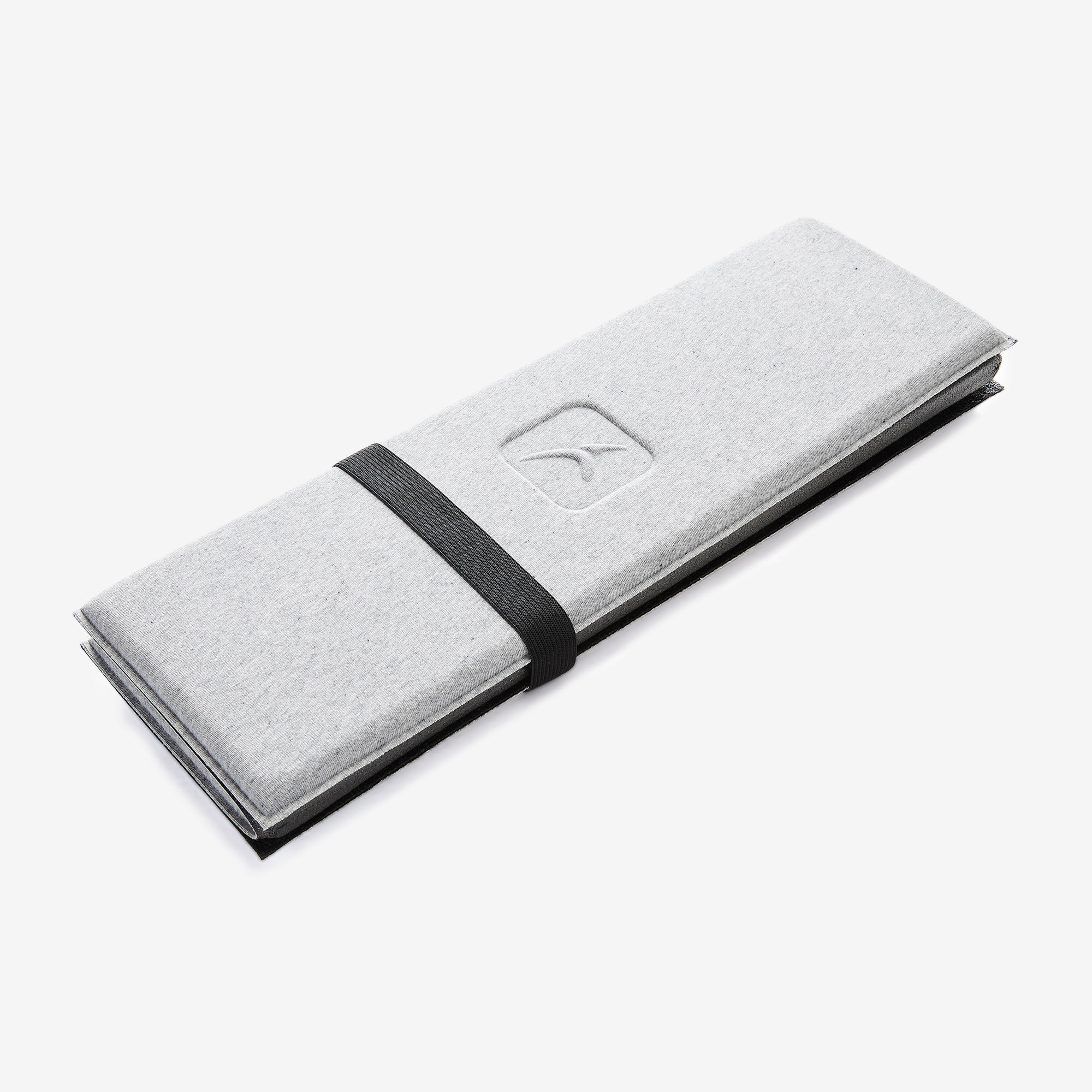 50 cm x 39 cm x 8 mm Pilates Mini Floor Mat 500 - Grey 4/8