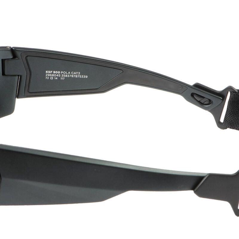 Sonnenbrille Kitesurf 900 schwimmfähig polarisierend Damen/Herren Kat. 3 schwarz