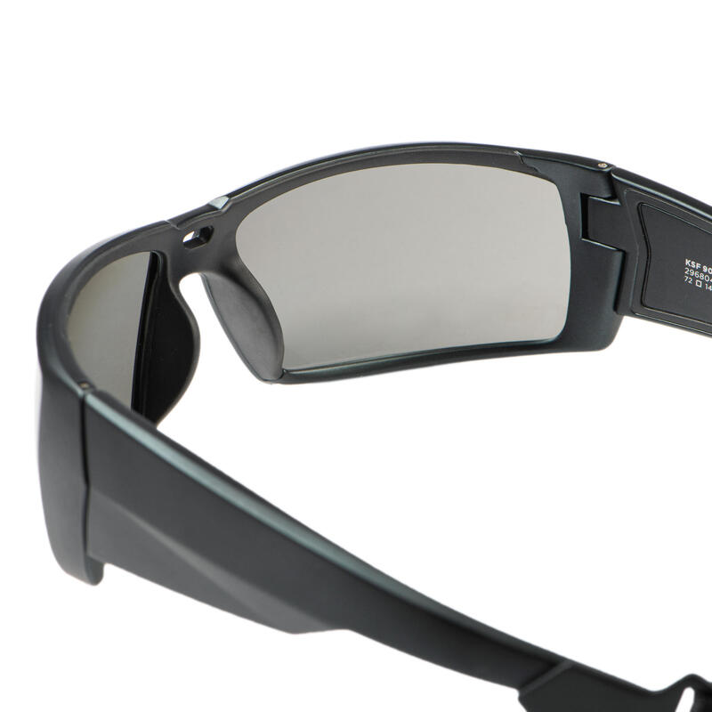 Sonnenbrille Kitesurf 900 schwimmfähig polarisierend Damen/Herren Kat. 3 schwarz