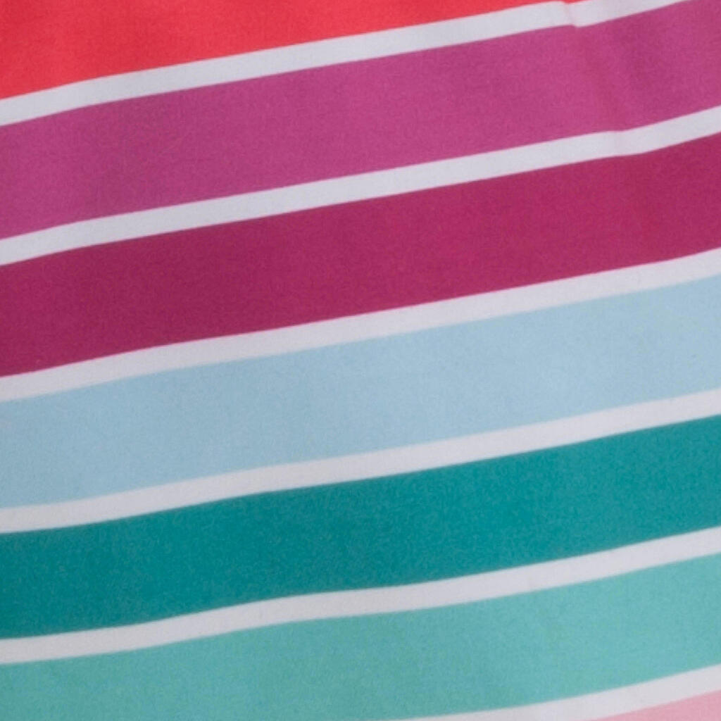Kurze Mädchen-Boardshorts Gummibund LG Kai, rosa
