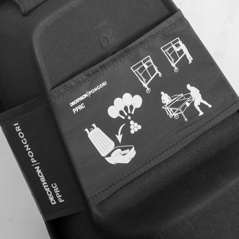 Table Tennis Removable Bat Holder Black Decathlon