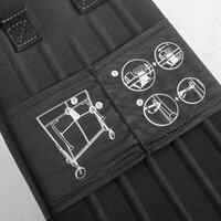 Schläger-Hülle abnehmbar für Tischtennisplatte schwarz 