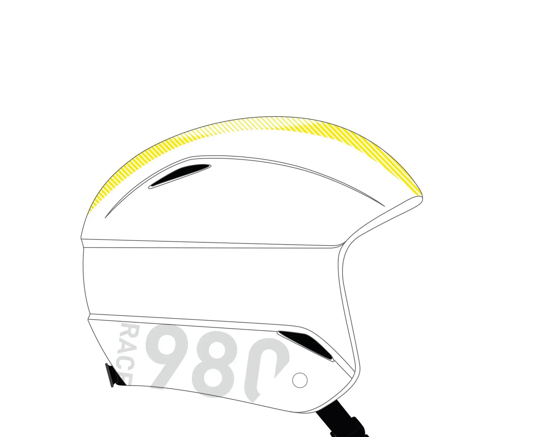 Kask narciarski dla dzieci H-Kid FIS.