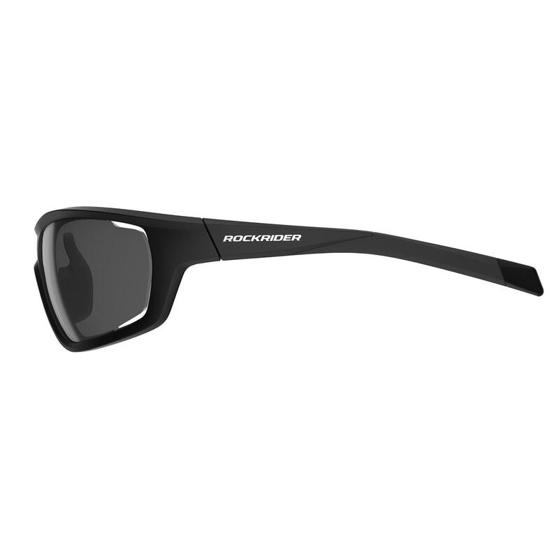 Fietsbril PERF 100 PACK verwisselbare glazen categorie 0+3 zwart