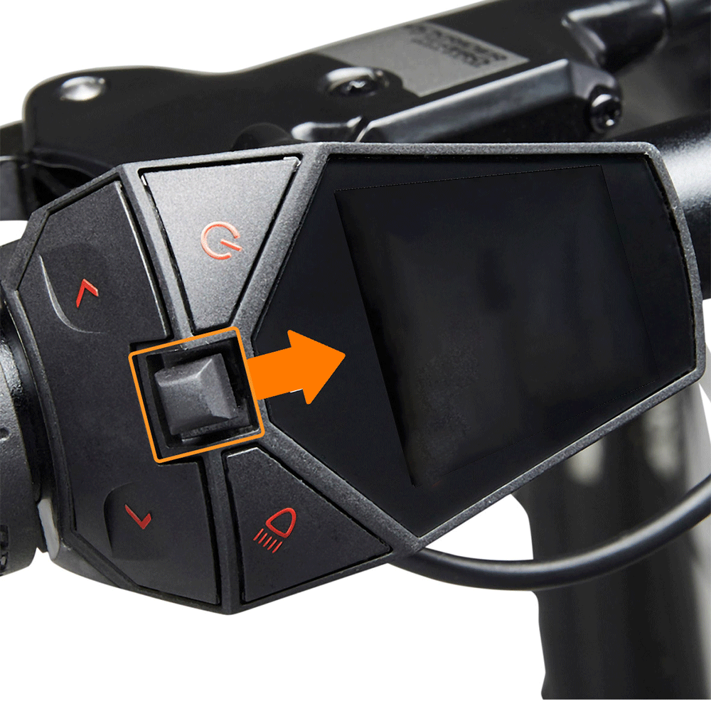 belangrijkste schermen rockrider e-st900