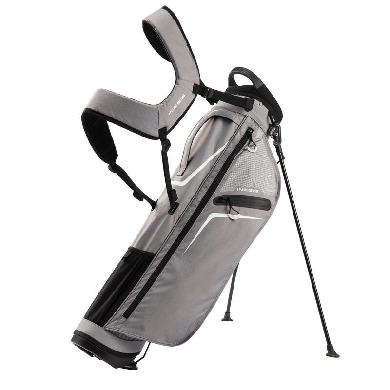 Kitámasztható golftáska Ultralight, szürke 