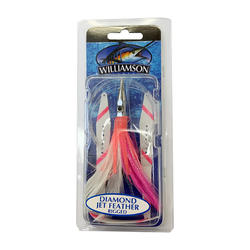 Kunstaas Diamond Jet Feather 05 roze trollingvissen