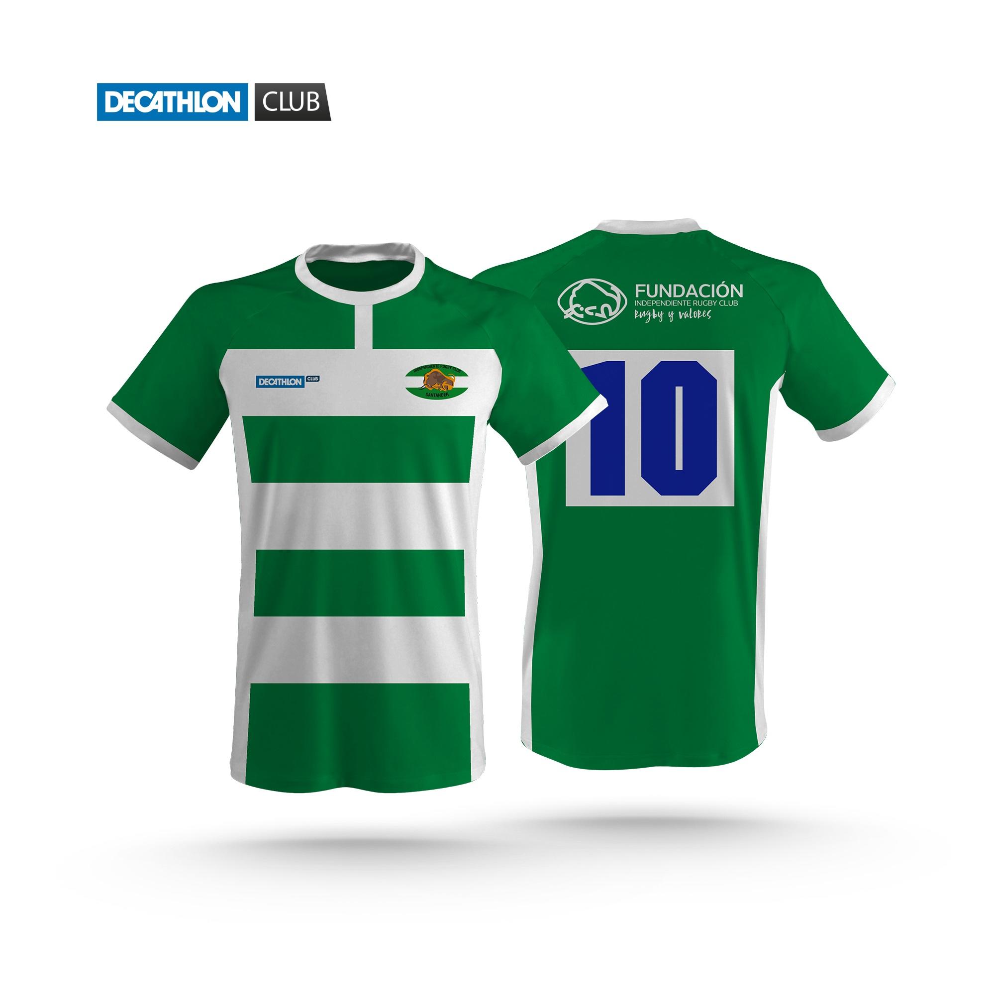 CAMISETA RUGBY ESCUELA INDEPENDIENTE SANTANDER JÚNIOR 3/3