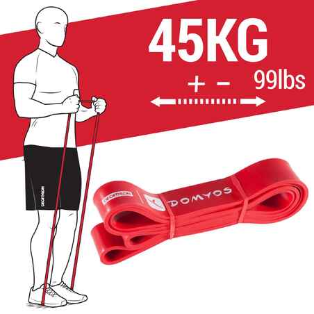Weight Training Elastic Band 45 kg - Red