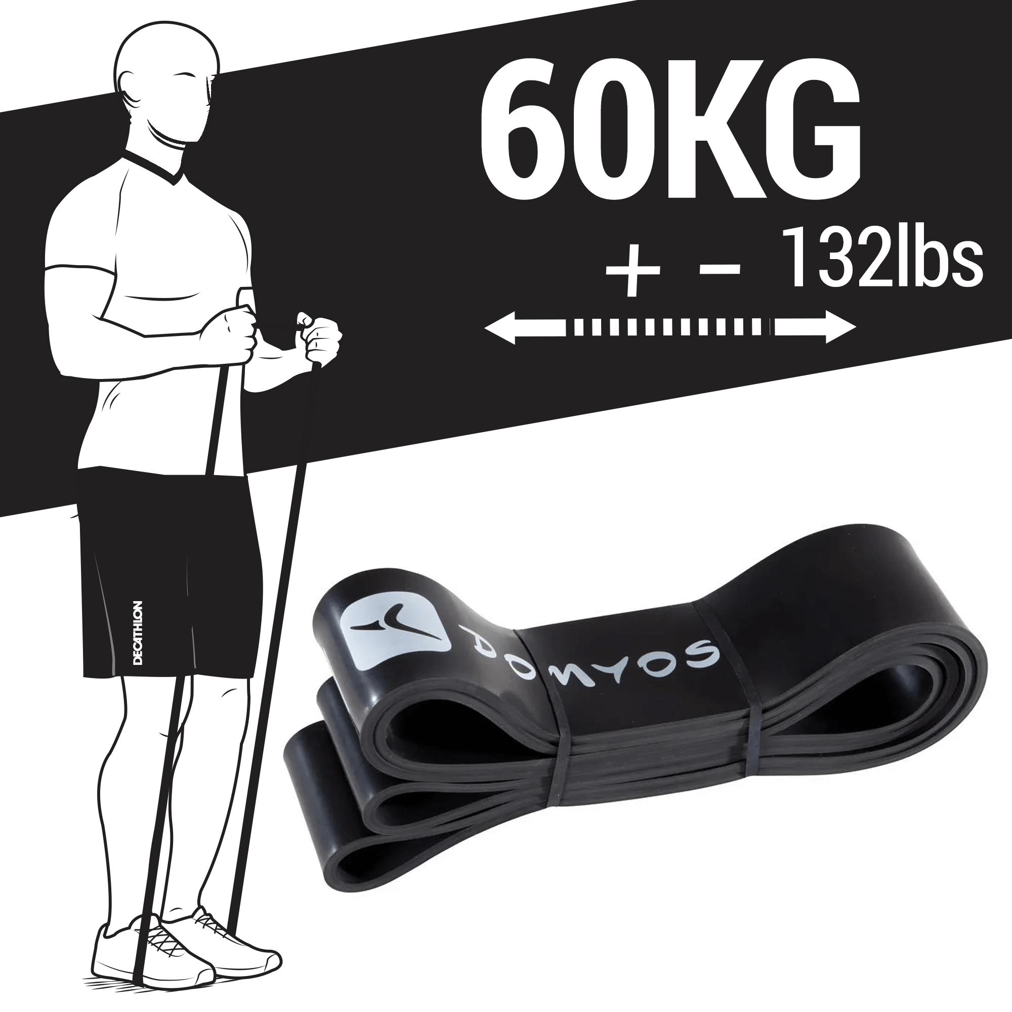 60 kg Weight Training Band - Black - CORENGTH