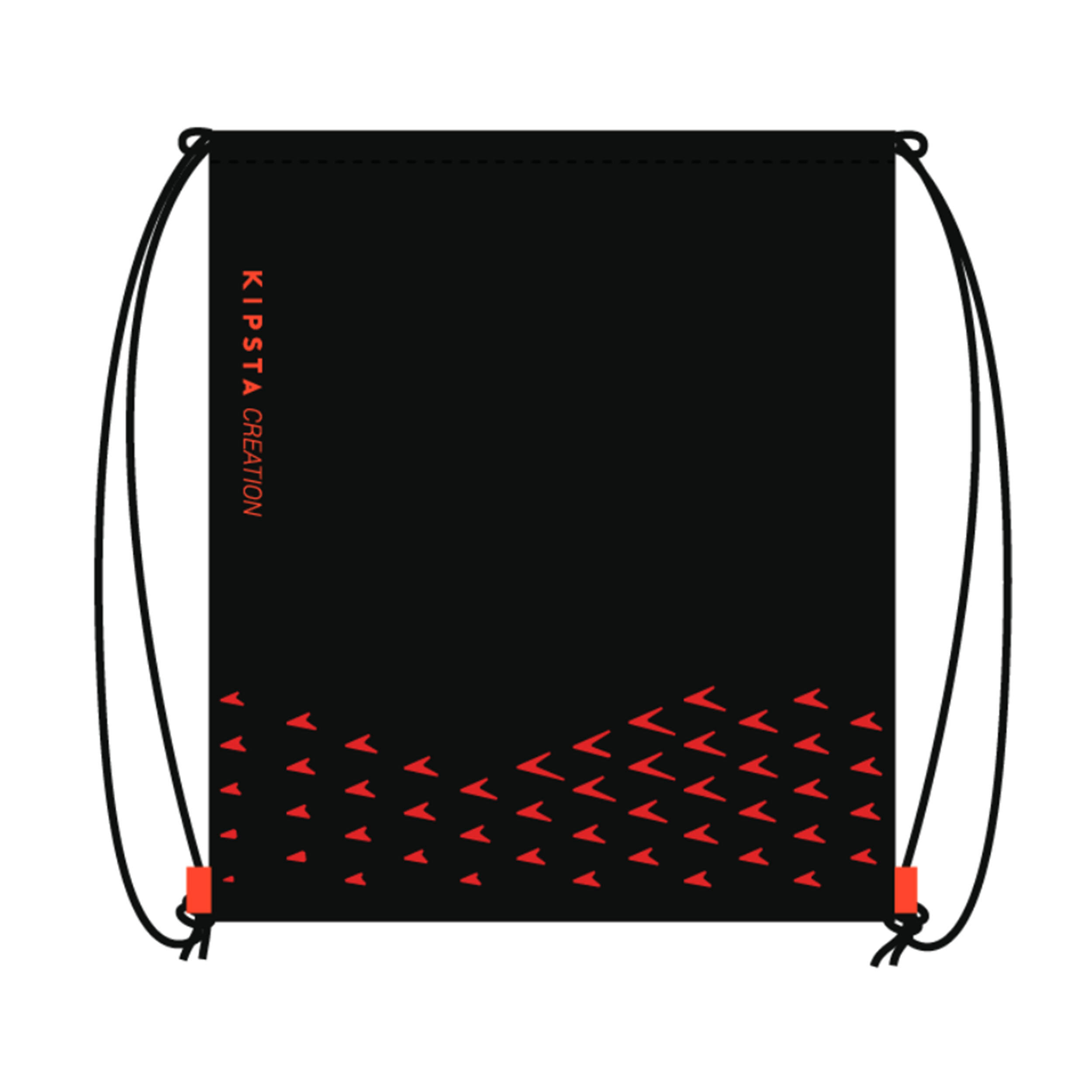 Soccer Shoe Bag - 15 L Black/Orange - KIPSTA