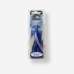 Műcsali Flash feather sleppelő horgászathoz, felszerelt, 04, kék
