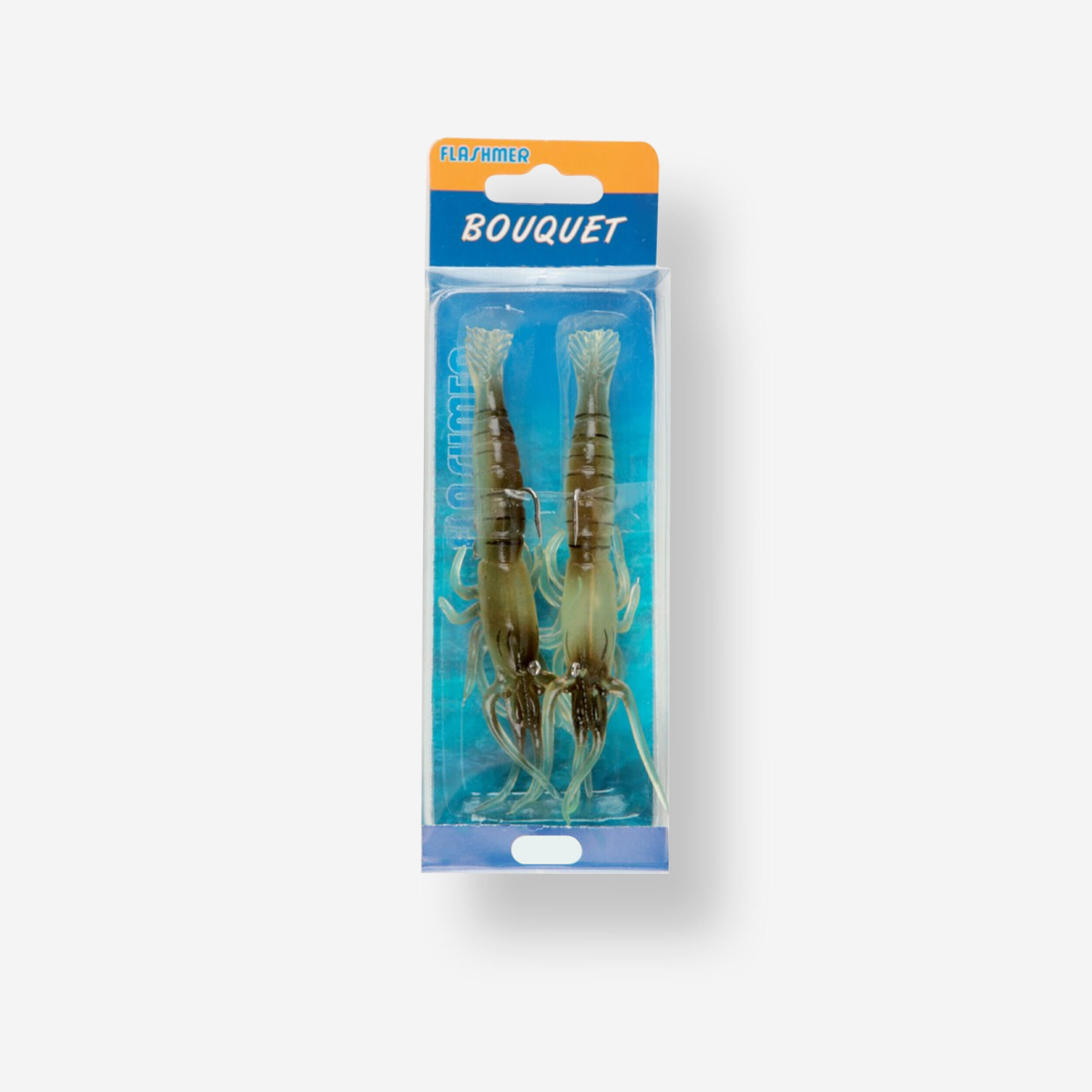 FLASHMER Prawn Lure 7.5cm x2 sea fishing