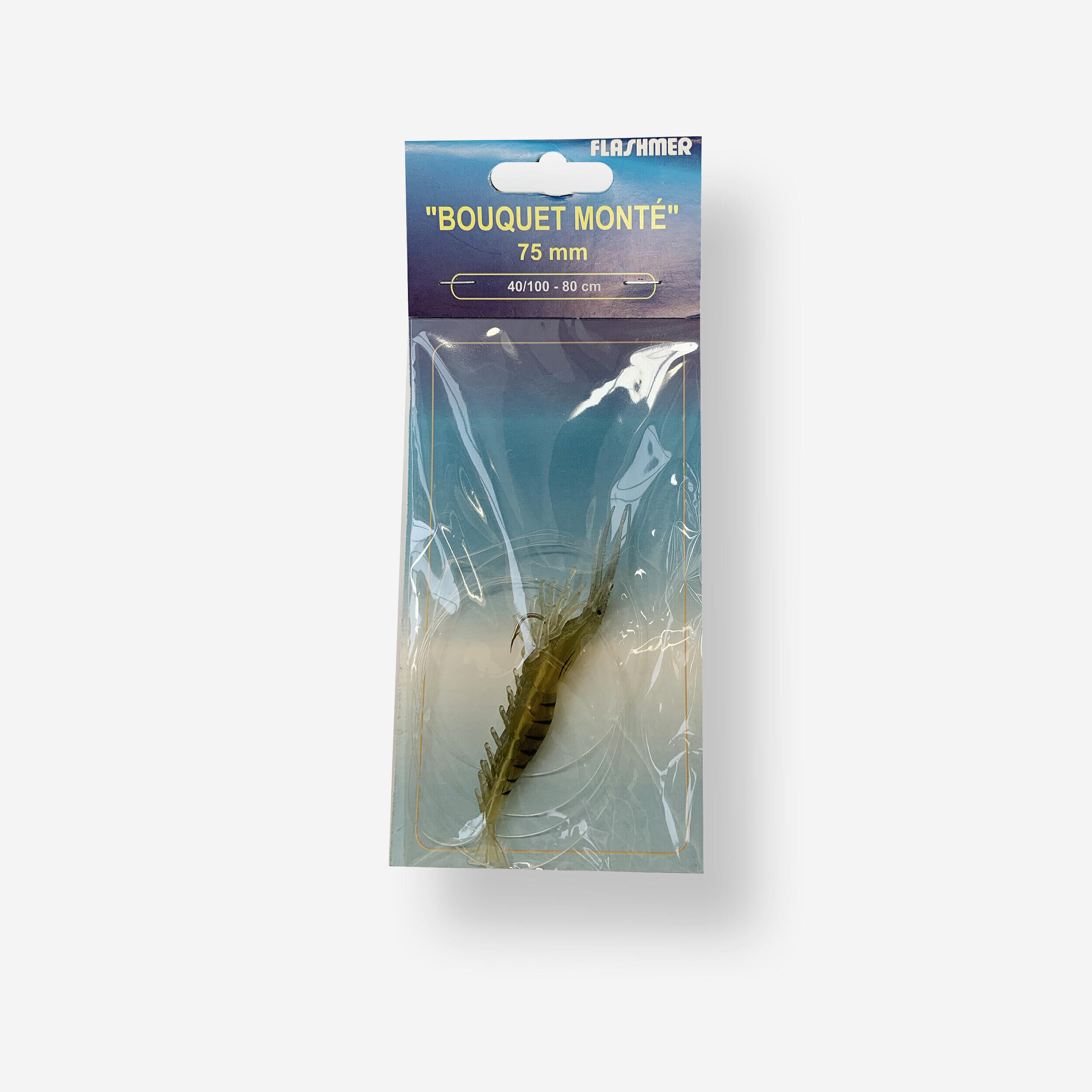 Prawn Lure 7.5cm x2 sea fishing FLASHMER