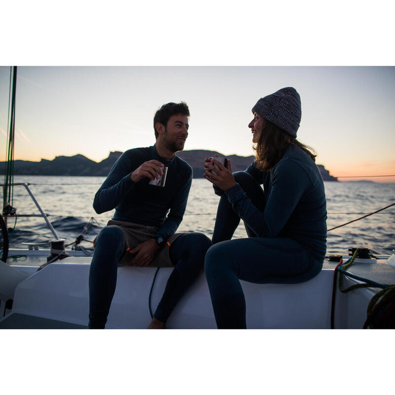 Pantaloncini vela uomo SAILING 100 grigi