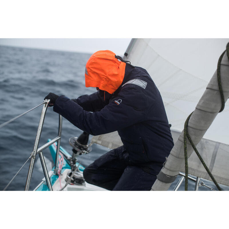 Chaqueta Vela Sailing 500 Hombre Azul Marino Impermeable