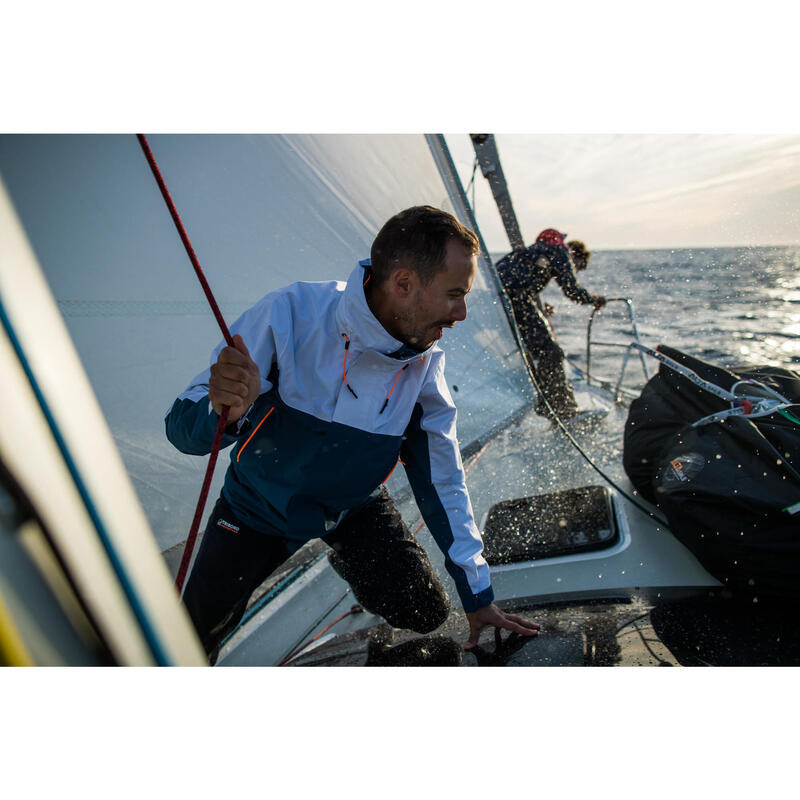 Peto Pantalón impermeable de Barco Vela Regata para hombre 500 Navy