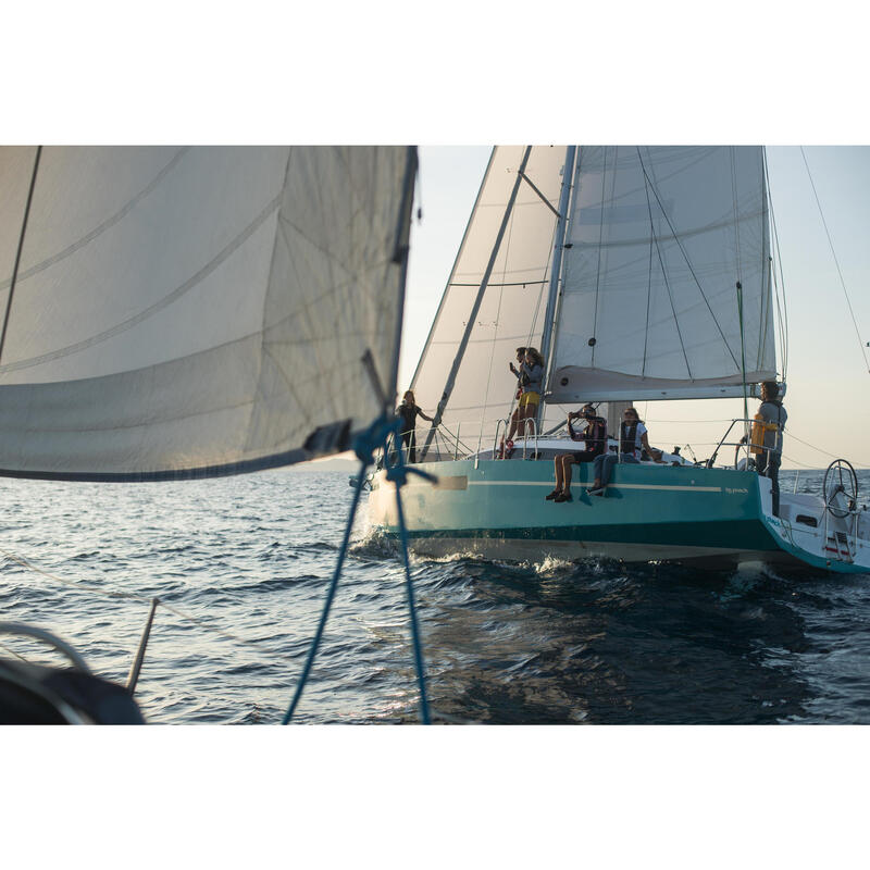 Încălțăminte navigație SAILING 500 Maro Închis Bărbați 