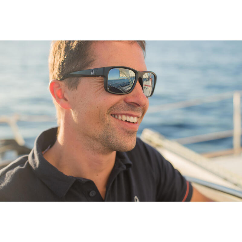 Lunettes de soleil polarisées flottantes voile adulte 100 taille M noir