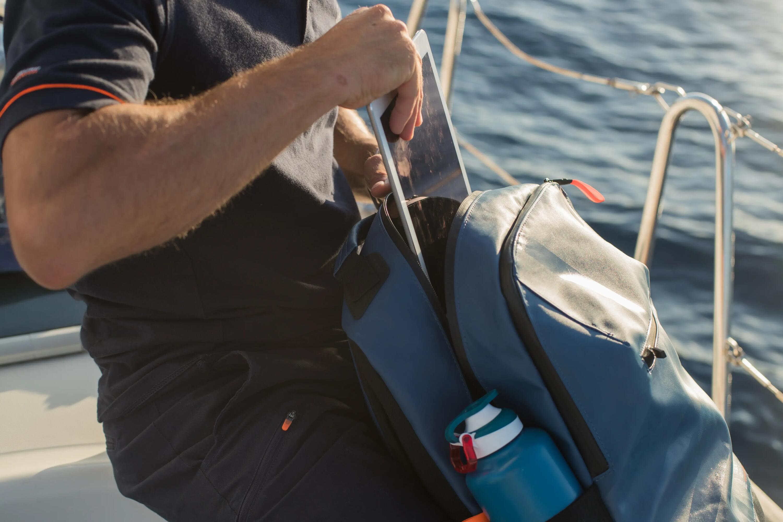Zaino SAILING idrorepellente 25 L blu 15/15