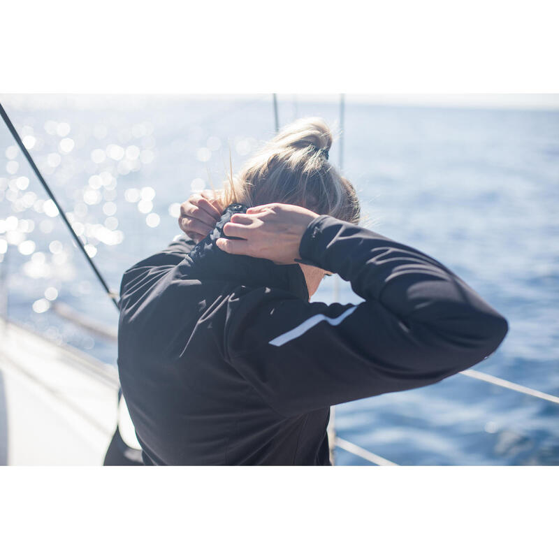 Dámská softshellová bunda Sailing 900 větruodolná černá
