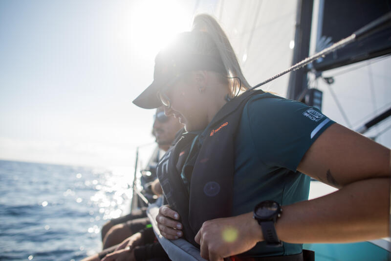 Polo żeglarskie z krótkim rękawem damskie Tribord Race