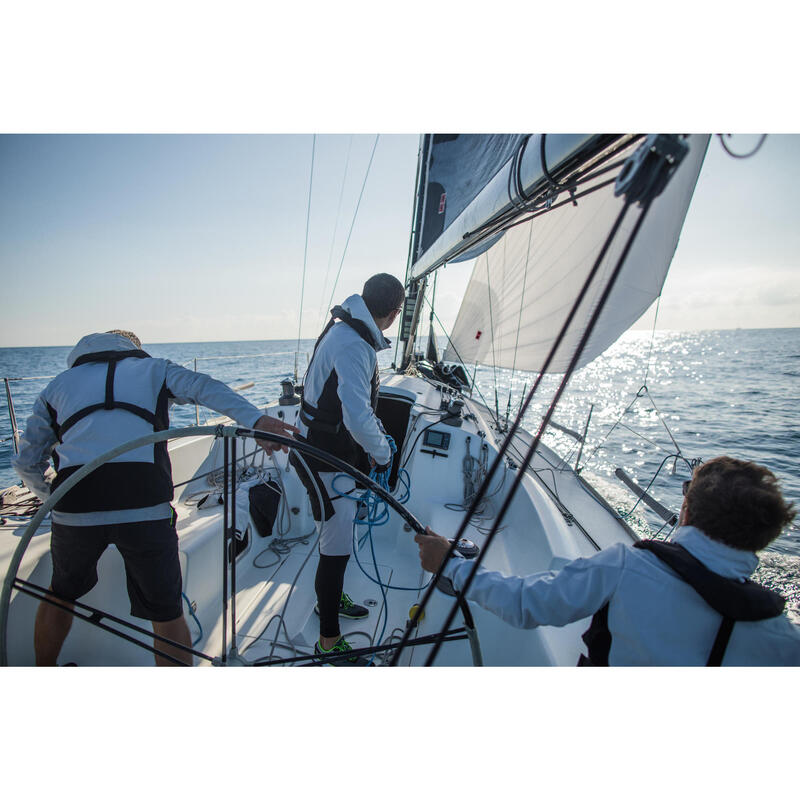 Pánské kraťasy na jachting Sailing 500 světle šedé