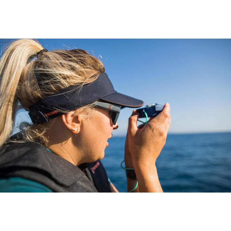 Visière voile homme, femme, enfant sailing 500 bleu noir