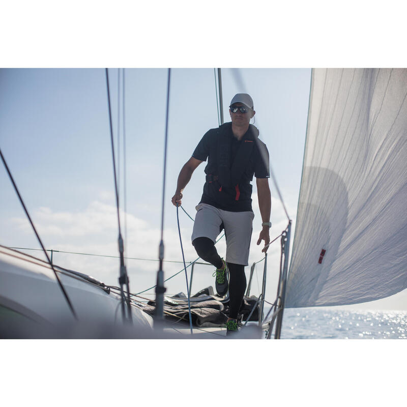 Bermuda Pantalón Corto Vela Tribord Sailing 500 Hombre Gris Claro