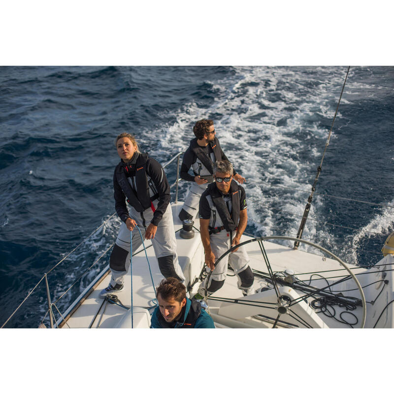 Kadın Softshell Yelkenli Montu - Siyah - Sailing 900