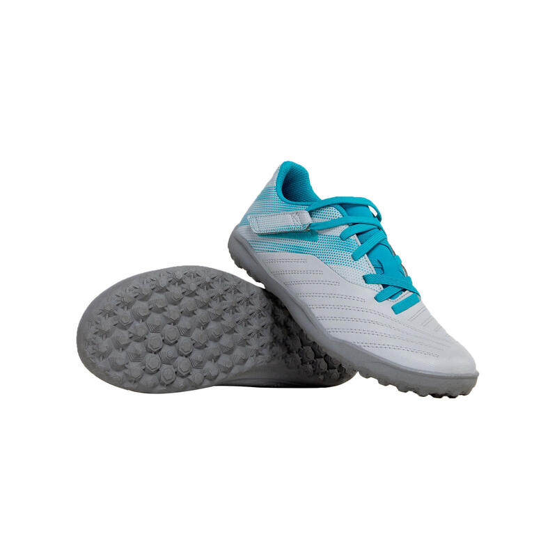 Hard Ground Football Boots Agility 140 HG - Light Grey