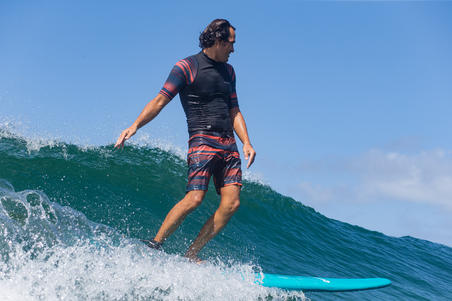 Surfing Standard Boardshorts 500 - Mistywaves Neon