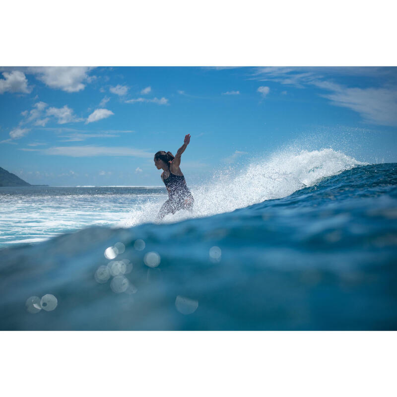 FATO DE BANHO SURF MULHER DUPLO AJUSTE PLANO ELISE PRETO