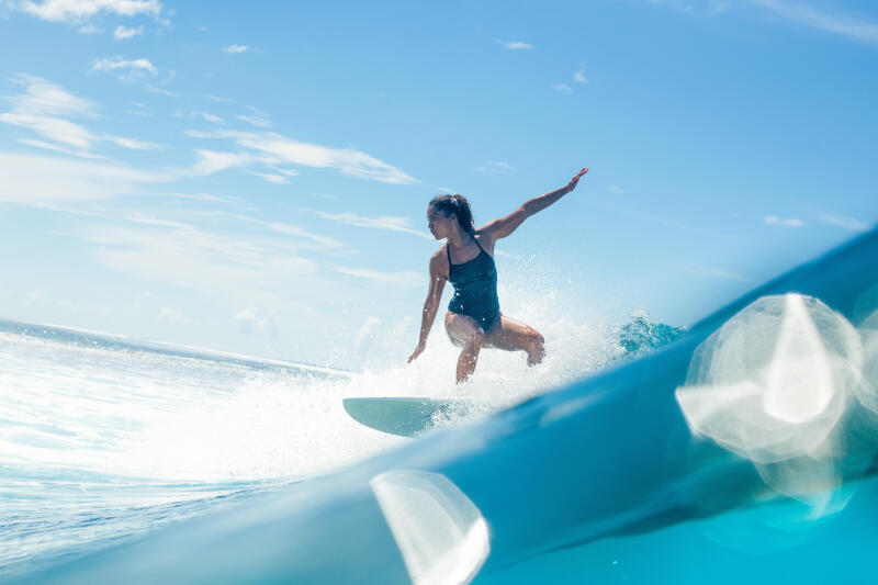 Kostium kąpielowy jednoczęściowy surfingowy damski Olaian Elise