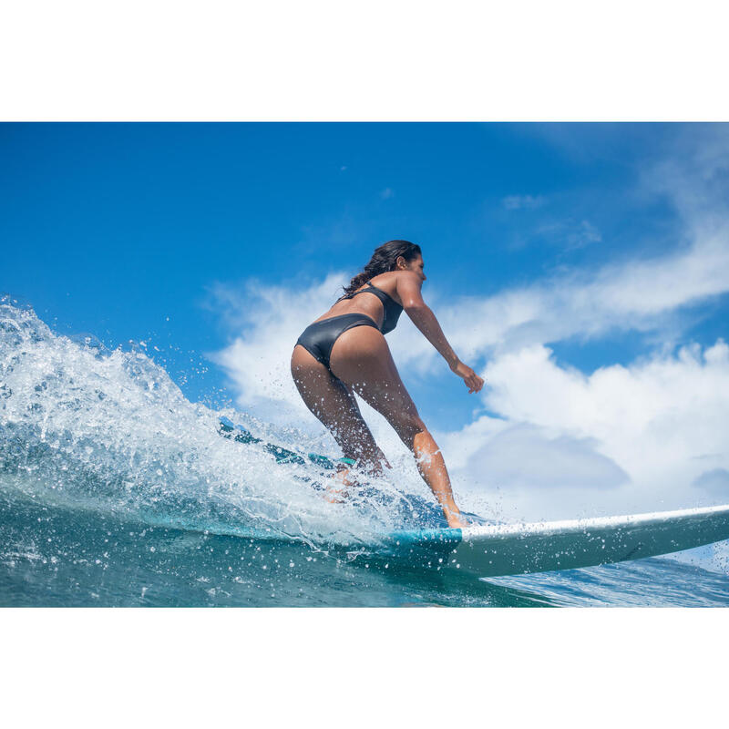 Bañador Mujer surf espalda cruzada negro