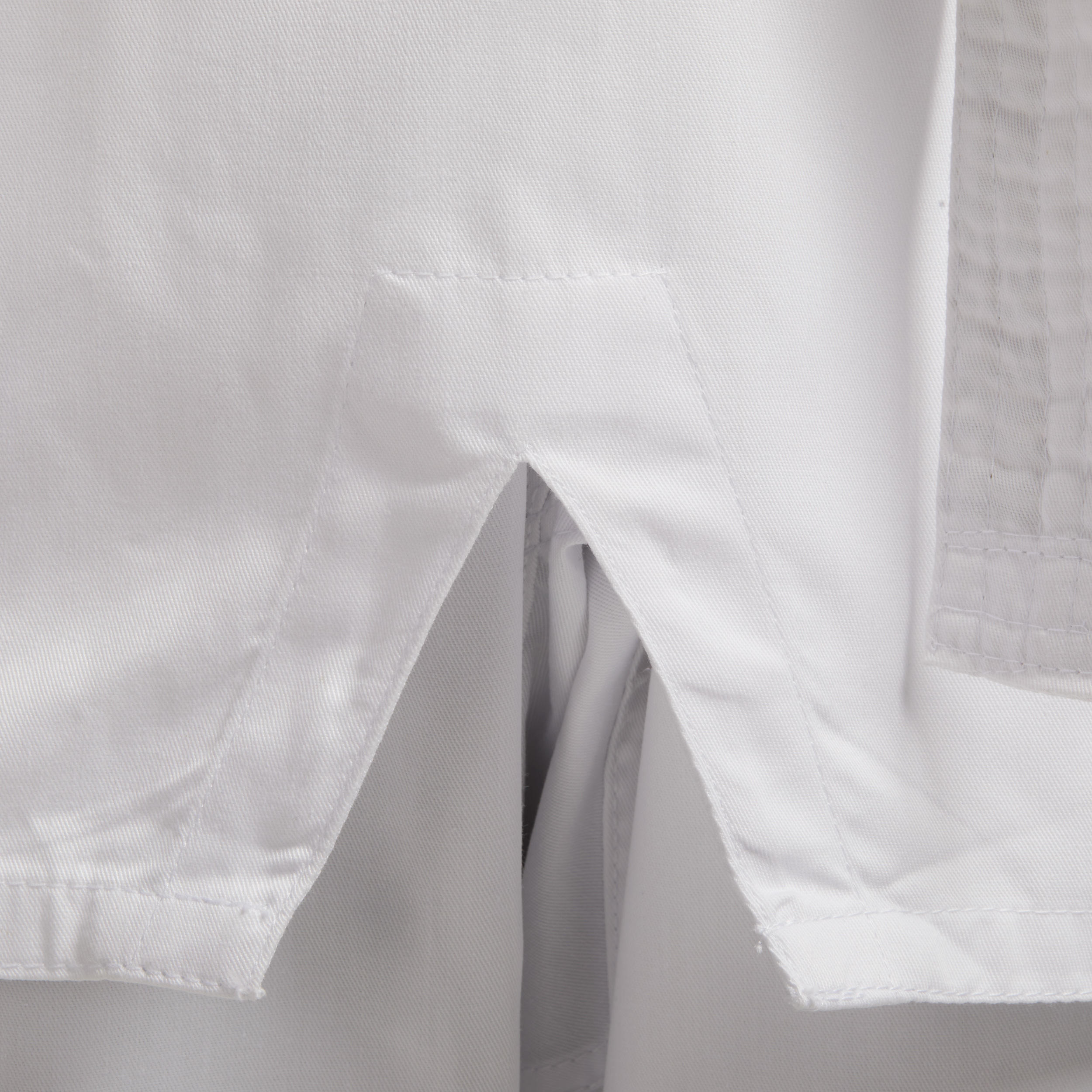 100 Kids' Taekwondo Dobok Uniform - White 7/7