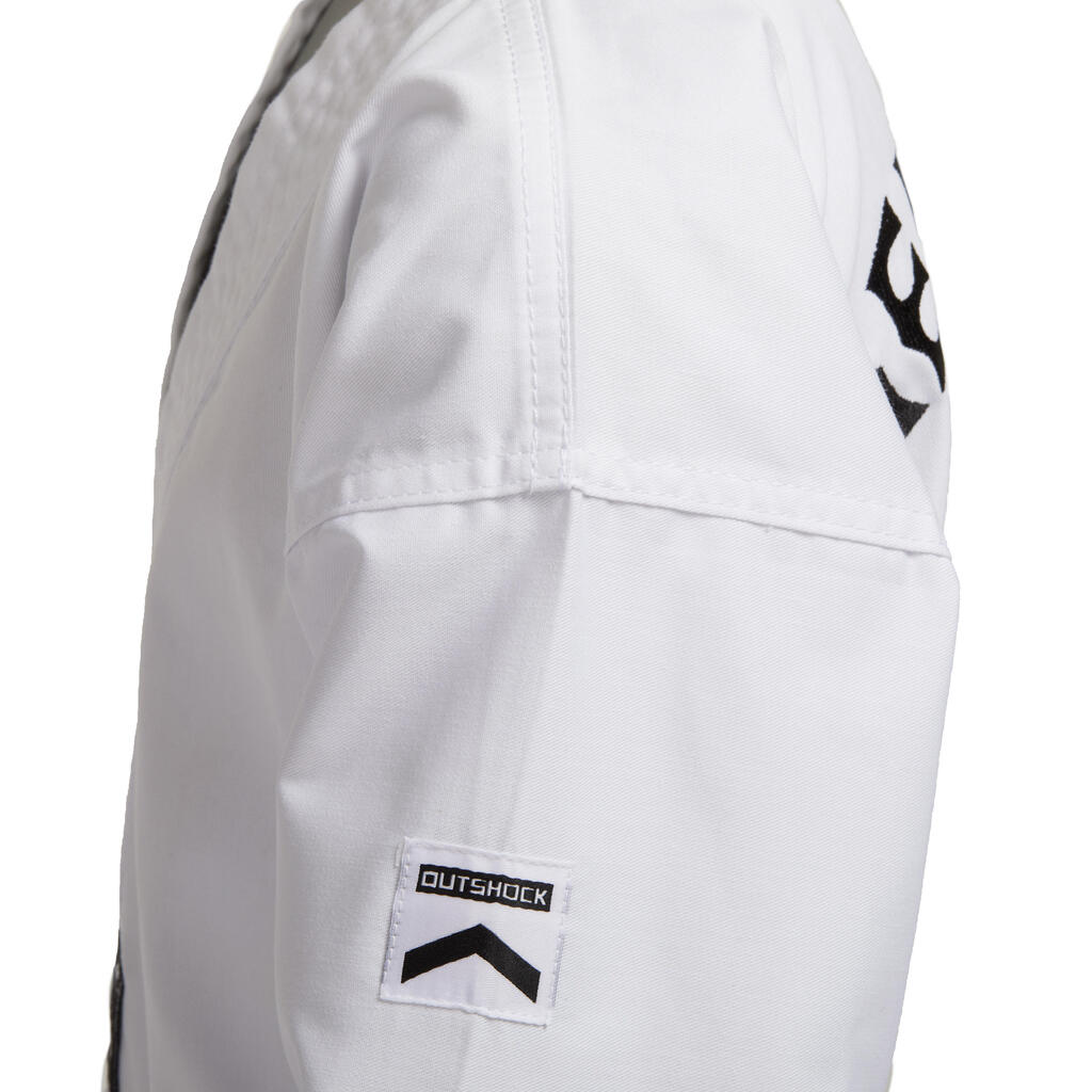 100 Kids' Taekwondo Dobok Uniform - White