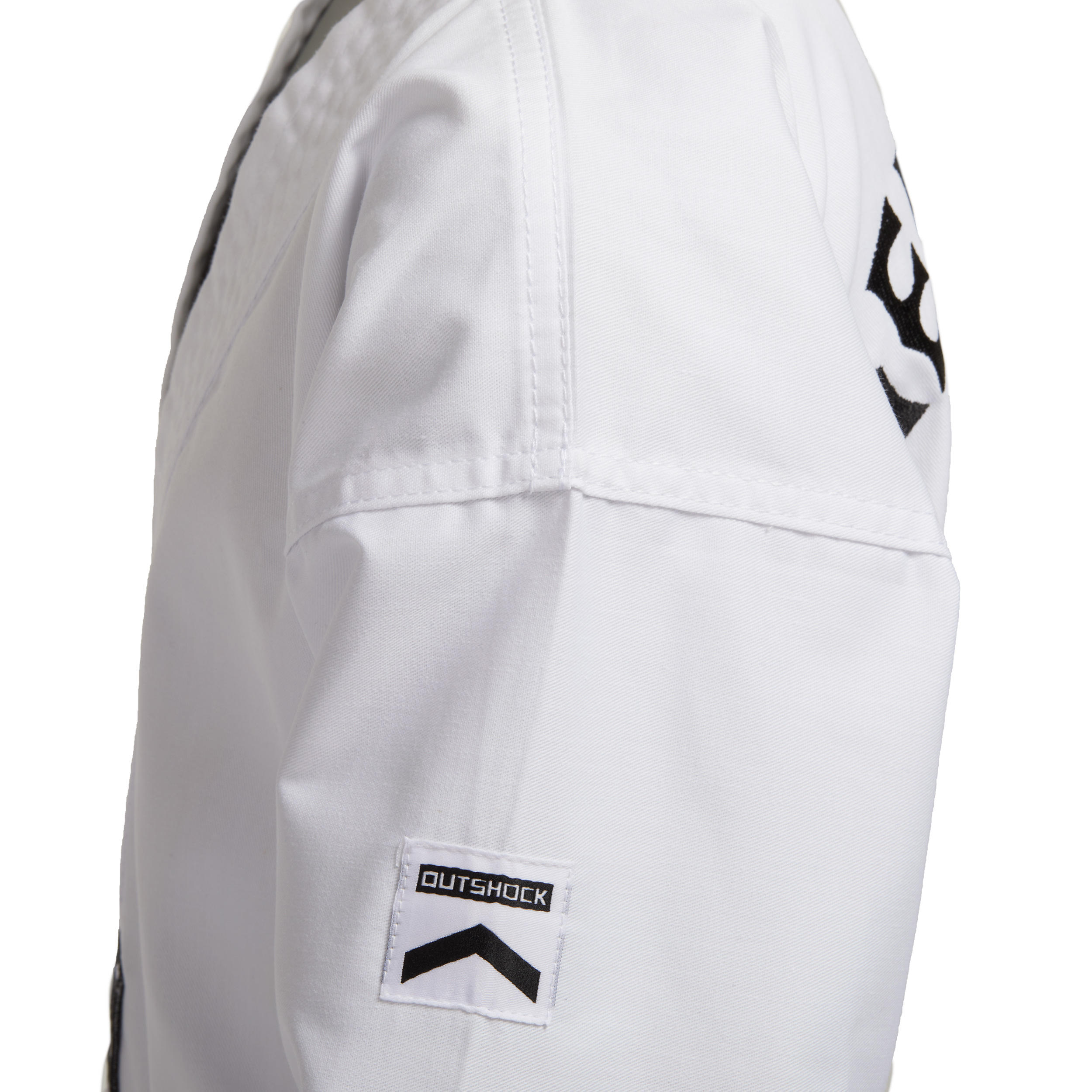 100 Kids' Taekwondo Dobok Uniform - White 6/7