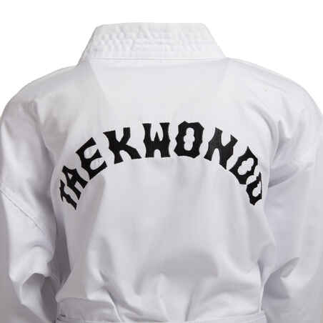 Taekwondo-Anzug Dobok 100 Kinder weiß