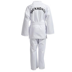 Kimono/Dobok de Taekwondo Criança 100 Branco Decathlon