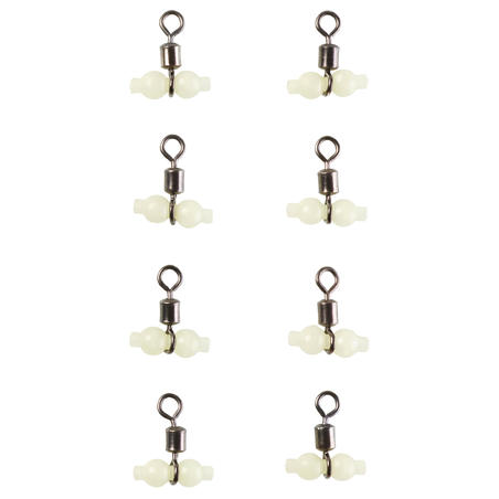 Набор с фосфорецирующими шариками для серфкастинга Pater Roller Swivel