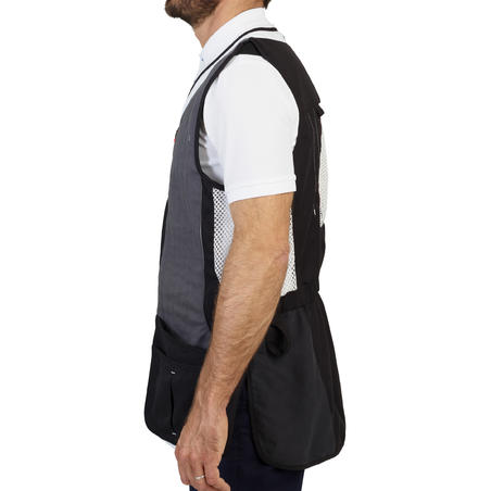 GILET BALL-TRAP 520 SPORTING GRIS