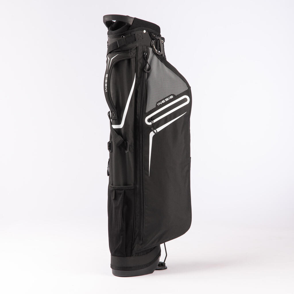 GOLF STAND BAG - INESIS ULTRALIGHT BLACK