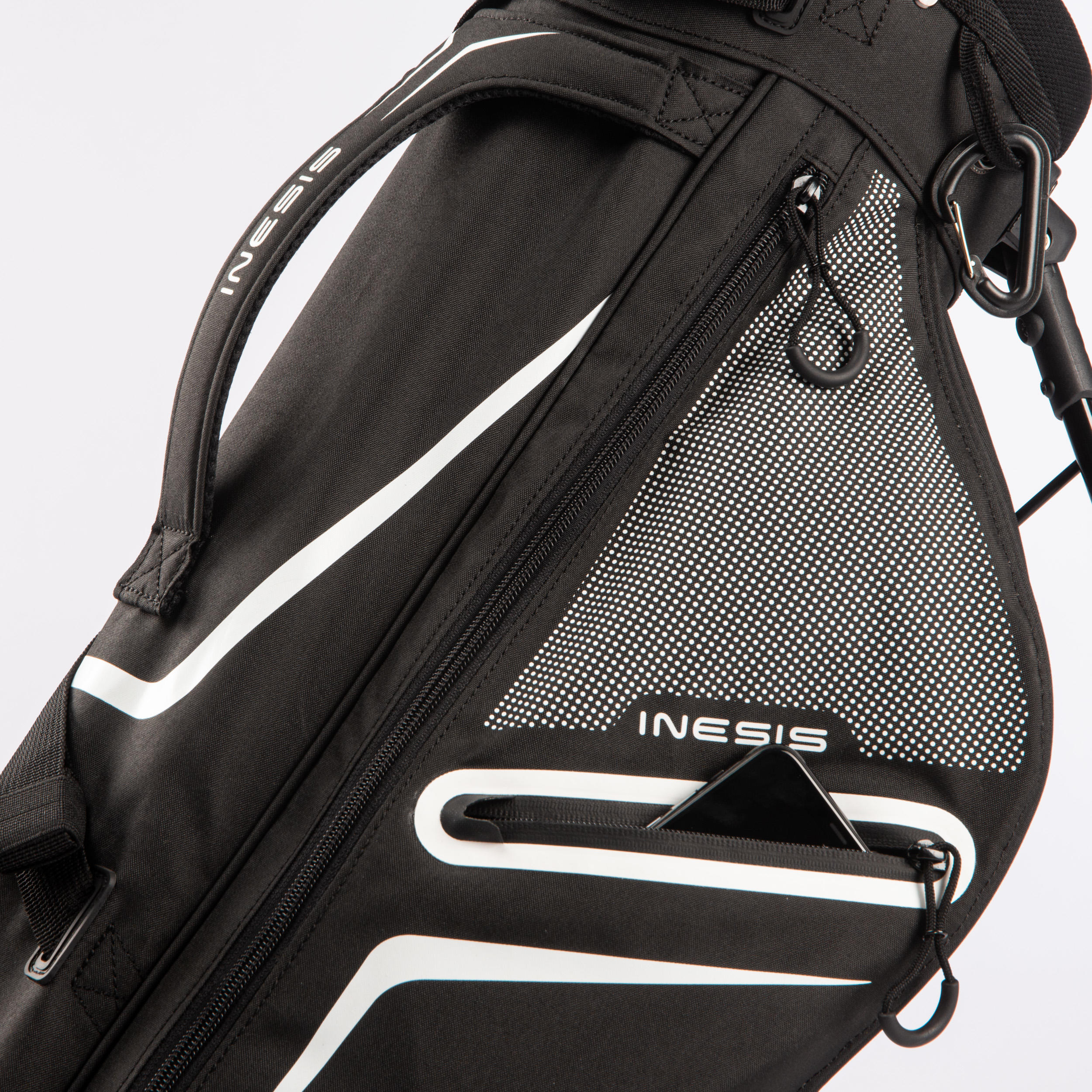 GOLF STAND BAG - INESIS ULTRALIGHT BLACK 6/7