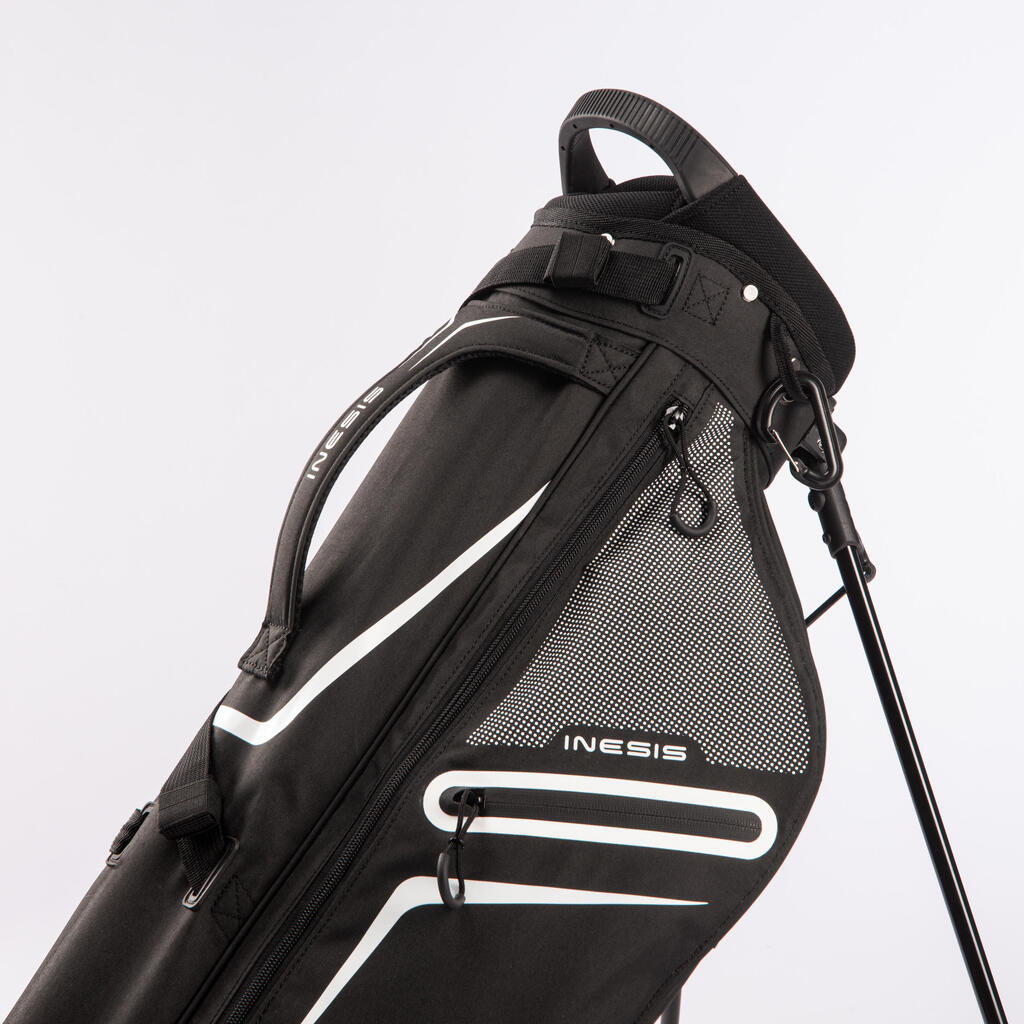 GOLF STAND BAG - INESIS ULTRALIGHT BLACK