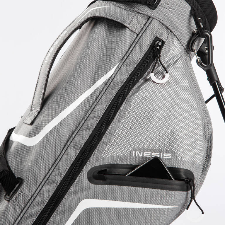 GOLF STAND BAG - INESIS ULTRALIGHT GREY