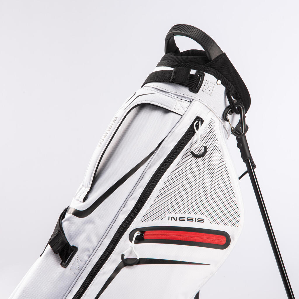 GOLF STAND BAG - INESIS ULTRALIGHT BLACK